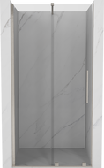 Mexen Velar porte de douche coulissantes 120 cm, transparentes, nickel brossé - 871-120-000-01-97