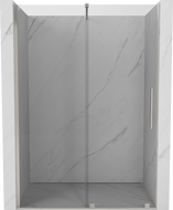 Mexen Velar porte de douche coulissante 130 cm, transparent, nickel brossé - 871-130-000-01-97