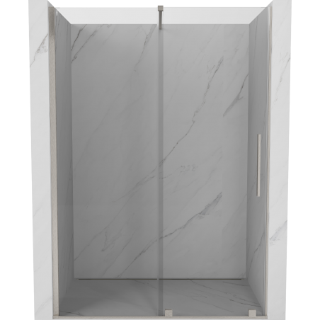 Mexen Velar porte de douche coulissante 140 cm, transparent, nickel brossé - 871-140-000-01-97