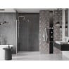 Mexen Velar porte de douche coulissante 140 cm, transparent, nickel brossé - 871-140-000-01-97