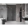 Mexen Velar porte de douche coulissante 140 cm, transparent, nickel brossé - 871-140-000-01-97