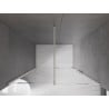 Mexen Velar porte de douche coulissante 140 cm, transparent, nickel brossé - 871-140-000-01-97