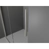 Mexen Velar porte de douche coulissante 140 cm, transparent, nickel brossé - 871-140-000-01-97