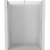 Mexen Velar porte de douche coulissante 130 cm, givre, nickel brossé - 871-130-000-31-97
