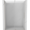 Mexen Velar portes de douche coulissantes 140 cm, givré, nickel brossé - 871-140-000-31-97