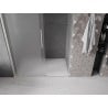 Mexen Velar portes de douche coulissantes 140 cm, givré, nickel brossé - 871-140-000-31-97