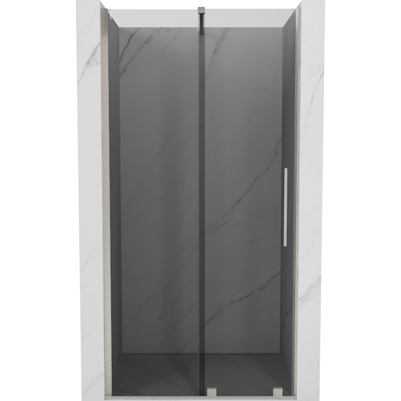 Mexen Velar portes de douche coulissantes 90 cm, graphite, nickel brossé - 871-090-000-41-97