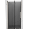 Porte de douche coulissante Mexen Velar 100 cm, graphite, nickel brossé - 871-100-000-41-97