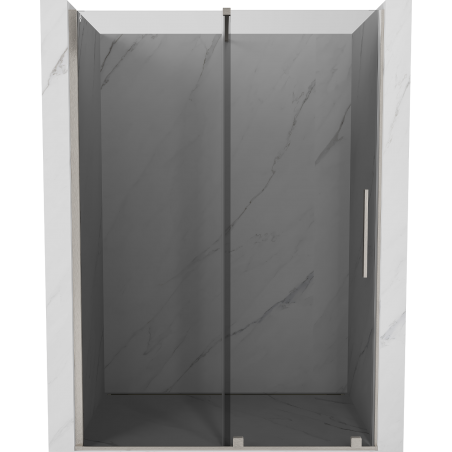 Mexen Velar porte de douche coulissante 140 cm, graphite, nickel brossé - 871-140-000-41-97