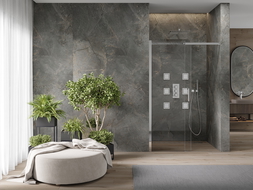 Mexen Omega portes de douche coulissantes 160 cm, transparent, chrome - 825-160-000-01-00