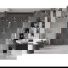 Mexen Velar Duo portes de douche coulissantes 170 cm, transparent, nickel brossé - 871-170-000-02-97