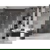 Mexen Velar Duo portes de douche coulissantes 170 cm, transparent, nickel brossé - 871-170-000-02-97