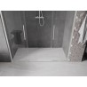 Mexen Velar Duo porte de douche coulissante 170 cm, transparent, nickel brossé - 871-170-000-02-97