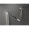 Mexen Velar Duo porte de douche coulissante 160 cm, transparent, nickel brossé - 871-160-000-02-97