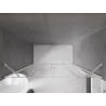 Mexen Velar Duo porte de douche coulissante 170 cm, transparent, nickel brossé - 871-170-000-02-97