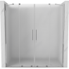 Mexen Velar Duo porte de douche coulissantes 200 cm, dépoli, chrom - 871-200-000-32-01
