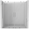 Mexen Velar Duo porte de douche coulissantes 180 cm, givre, chrome - 871-180-000-32-01