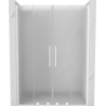 Mexen Velar Duo portes de douche coulissantes 140 cm, givré, blanc - 871-140-000-32-20