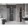 Mexen Velar Duo portes de douche coulissantes 140 cm, givré, blanc - 871-140-000-32-20