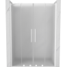 Mexen Velar Duo porte de douche coulissantes 150 cm, givré, blanc - 871-150-000-32-20