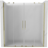 Mexen Velar Duo porte de douche coulissante 170 cm, givré, doré - 871-170-000-32-50