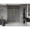 Mexen Velar Duo porte de douche coulissante 180 cm, givré, or - 871-180-000-32-50