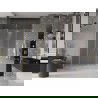 Mexen Velar Duo porte de douche coulissante 140 cm, givre, or brossé - 871-140-000-32-55