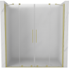 Mexen Velar Duo porte de douche coulissante 170 cm, givre, or brossé - 871-170-000-32-55