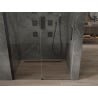 Mexen Omega porte de douche coulissante 160 cm, transparent, noir - 825-160-000-70-00