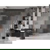 Mexen Velar Duo porte de douche coulissante 180 cm, givre, or rose - 871-180-000-32-60