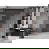 Mexen Velar Duo porte de douche coulissante 170 cm, verre givré, cuivre brossé - 871-170-000-32-65