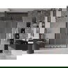 Mexen Velar Duo porte de douche coulissantes 140 cm, givre, noir - 871-140-000-32-70