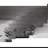 Mexen Velar Duo porte de douche coulissantes 150 cm, givre, gun metal - 871-150-000-32-95