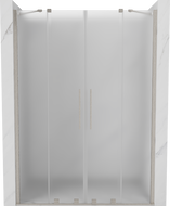 Mexen Velar Duo porte de douche coulissante 140 cm, givré, nickel brossé - 871-140-000-32-97