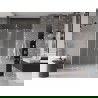 Mexen Velar Duo porte de douche coulissante 140 cm, givré, nickel brossé - 871-140-000-32-97