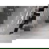 Mexen Velar Duo porte de douche coulissante 140 cm, givré, nickel brossé - 871-140-000-32-97