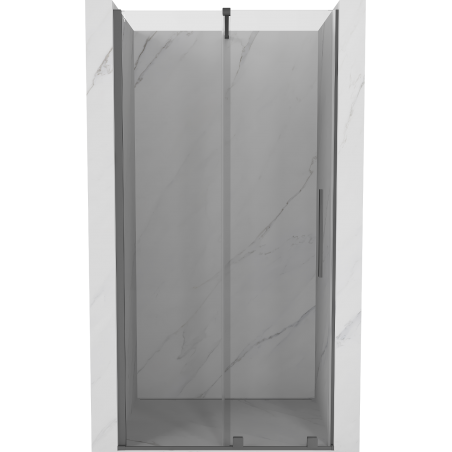 Mexen Velar porte de douche coulissante 110 cm, transparent, gun metal - 871-110-000-01-95