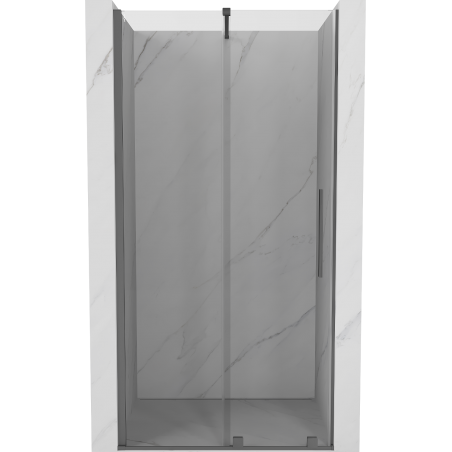 Mexen Velar porte de douche coulissantes 120 cm, transparent, métal pistolet - 871-120-000-01-95
