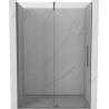 Mexen Velar porte de douche coulissante 130 cm, transparent, métallique - 871-130-000-01-95
