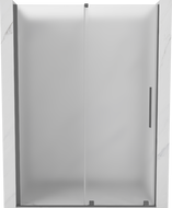 Mexen Velar portes de douche coulissantes 140 cm, givre, gun metal - 871-140-000-31-95