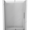 Mexen Velar porte de douche coulissante 130 cm, givré, métal noir - 871-130-000-31-95