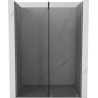 Mexen Velar portes de douche coulissantes 150 cm, graphite, gun metal - 871-150-000-41-95
