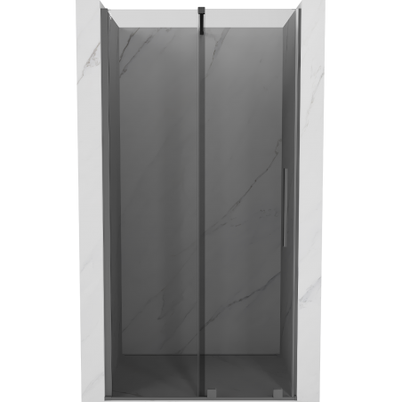 Mexen Velar porte de douche coulissante 100 cm, graphite, gun metal - 871-100-000-41-95