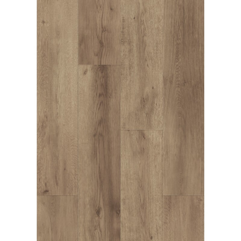Mexen Spirit Lake échantillon de panneaux en vinyle SPC 6,5 mm, sous-couche IXPE 1,5 mm, 4 V-Joint, Chêne - F1001-S