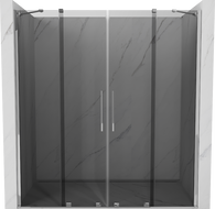 Mexen Velar Duo porte de douche coulissantes 170 cm, graphite, chrome - 871-170-000-42-01