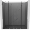 Mexen Velar Duo portes de douche coulissantes 180 cm, graphite, chrome - 871-180-000-42-01