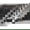 Mexen Velar Duo portes de douche coulissantes 180 cm, graphite, blanches - 871-180-000-42-20