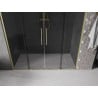 Mexen Velar Duo porte de douche coulissante 180 cm, graphite, or brossé - 871-180-000-42-55