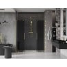 Mexen Velar Duo porte de douche coulissante 180 cm, graphite, or brossé - 871-180-000-42-55