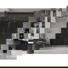 Mexen Velar Duo portes de douche coulissantes 200 cm, graphite, or brossé - 871-200-000-42-55
